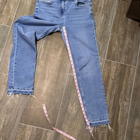 Next Light Blue Slim Mid-rise Straight Leg Women's Jeans - Picture 6 of 8